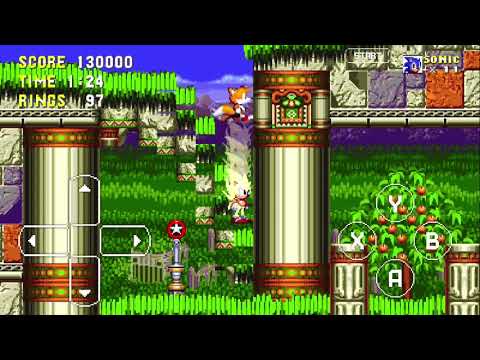 Sonic 3 and knuckles sonic 2 style mod Marble garden zone act 1