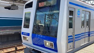 西武池袋線6000系50番台6157F 2121レ急行飯能行き　西所沢発車