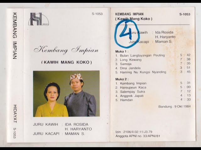 Ida Rosida & H. Haryanto - Kawih Mang Koko class=