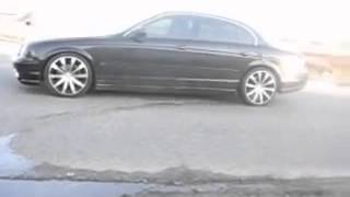 Jaguar S type 4 0 Burnout !! Polako Doing A Burnout In A Jaguar S Type