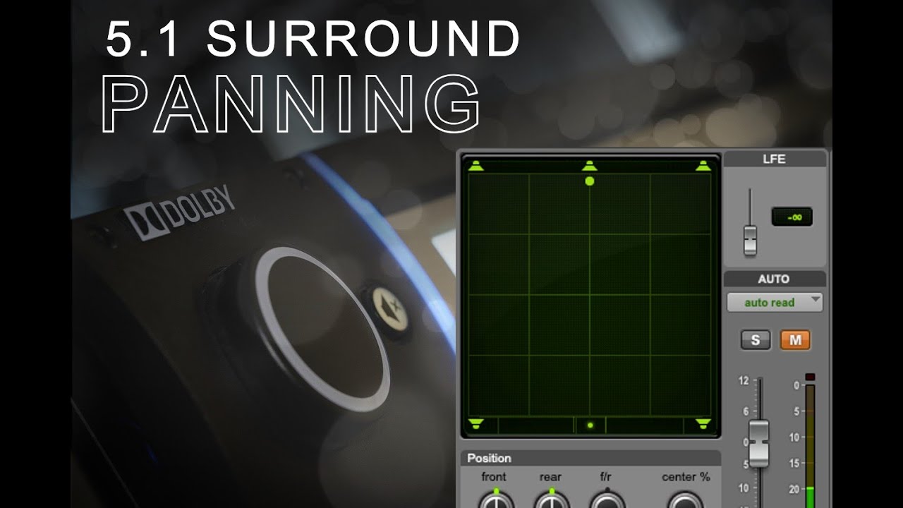 Panning Tracks in 5.1 Surround - Beginner Sound Mix Tutorial 