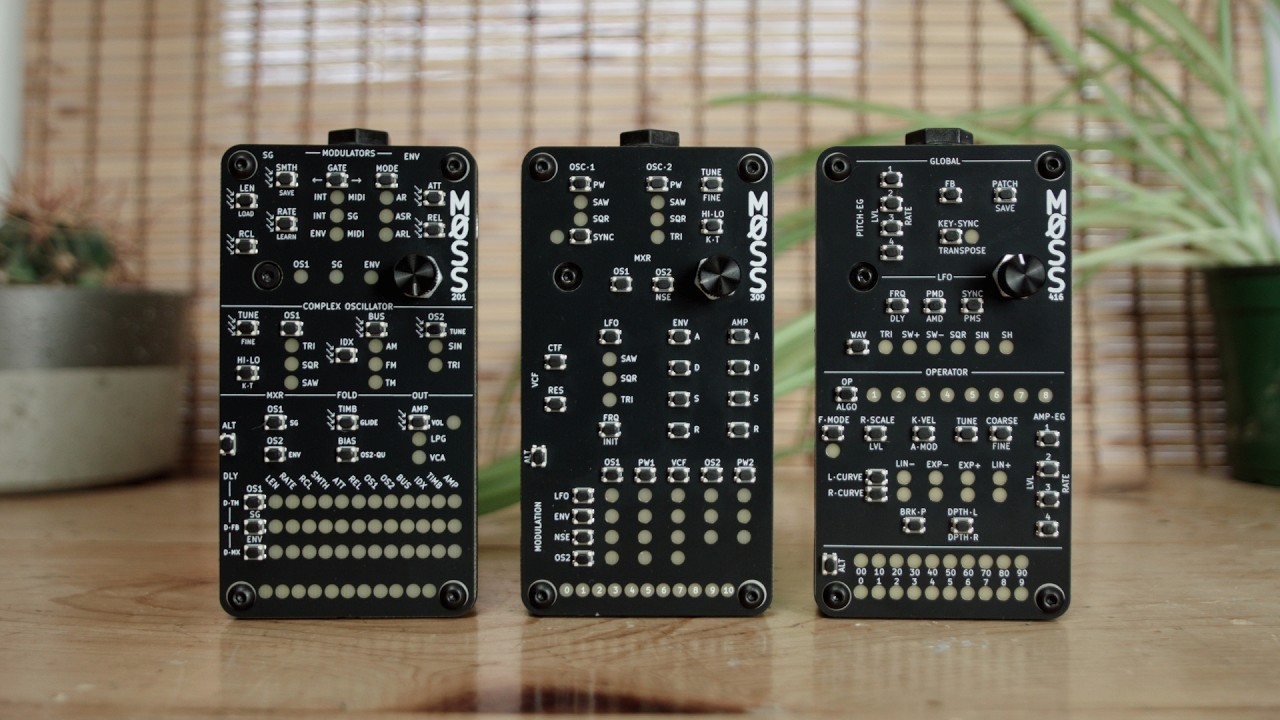 We Made Three New Synths — The M0SS Family Kickstarter Launch
