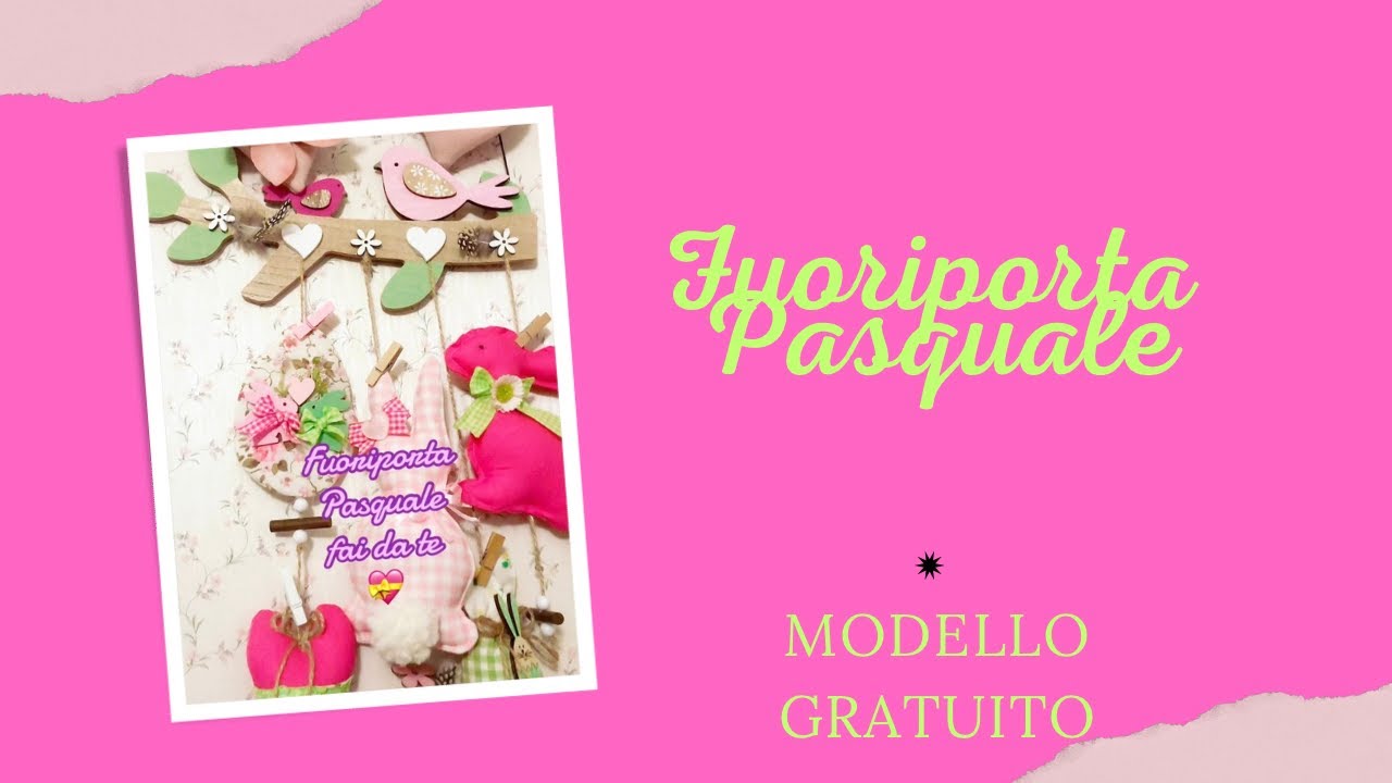 86 💝  PASQUALE 🐰🌸🐣🩷💚 MODELLO GRATUITO