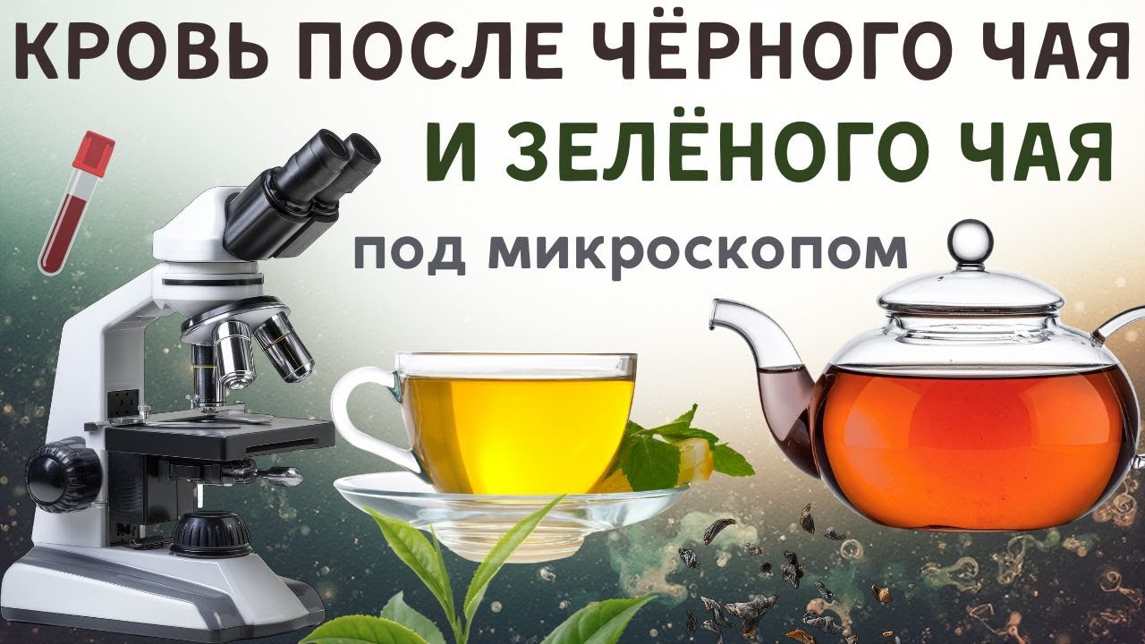 Как употребление чёрного и зелёного чая влияет на состояние крови.