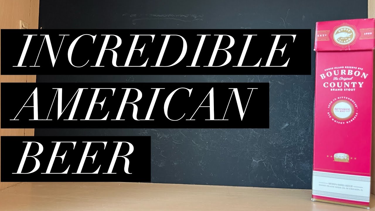 Обзор стаута Goose Island Bourbon County Brand Stout, стаут ​​Bourbon County Stout, выдержанный в...