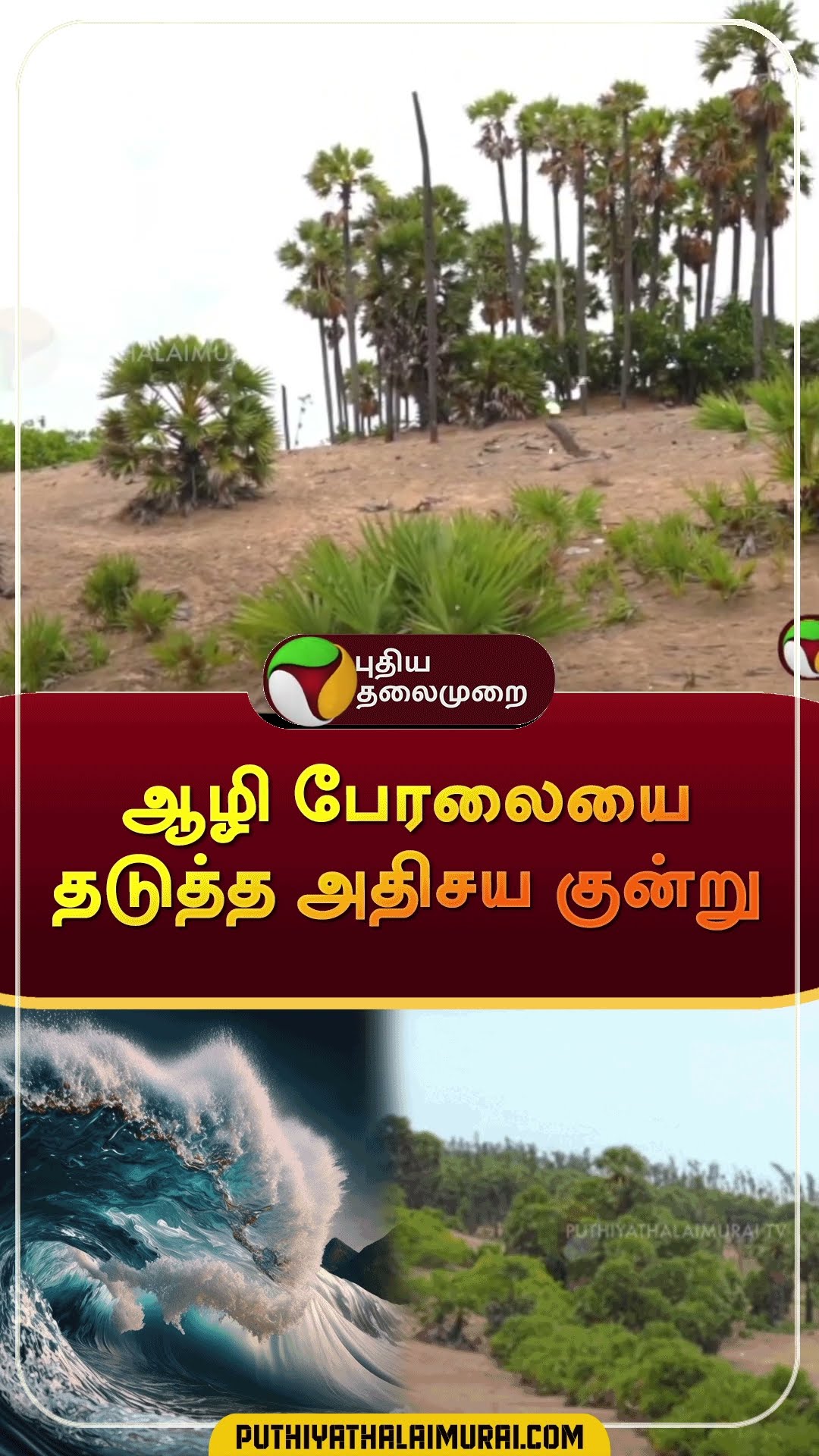 ஆழி பேரலையை தடுத்த அதிசய குன்று #shorts | #nagapattinam | #tsunami