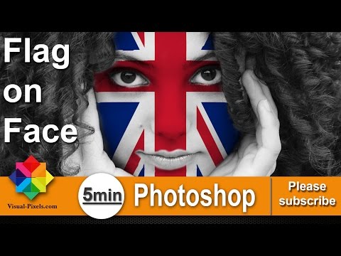 Photoshop Tutorial: How to create the Face Painting Effect