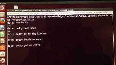 Speech recognition for robots