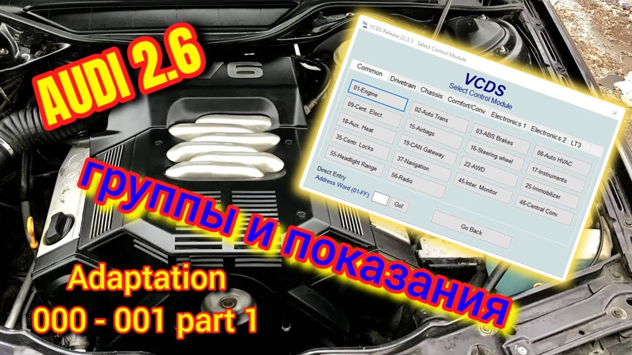 Как Лечить и Диагностировать Ауди 2.6  (Часть 1 ) 
