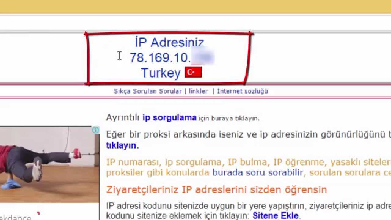 Ip adresi Öğrenme YouTube