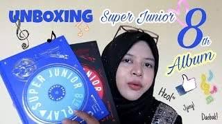 UNBOXING SUPER JUNIOR 8TH ALBUM 'PLAY' | Black Suit & One More Chance Version (BAHASA)