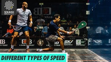 Squash Tips: Different Types of Speed with Hadrian Stiff