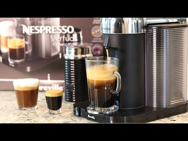 Nespresso Vertuo Coffee & Espresso Machine by Breville, Chrome