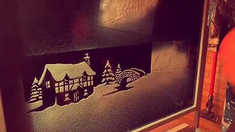 Snow windows - Christmas stencil pack