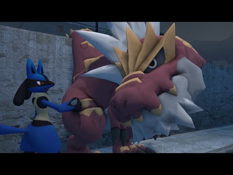 SFM Tyrantrum Gasses Lucario Animation #59