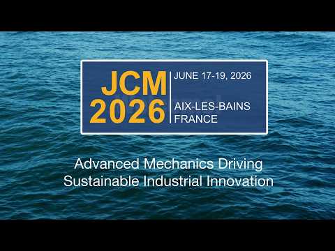 JCM2026 | International Joint Conference on Mechanics, Design Engineering and Advanced Manufacturing