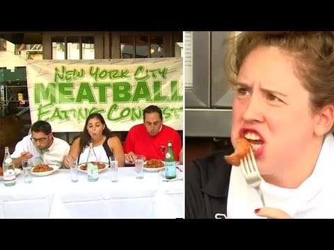 Meatball eating competition in NYC to help Italian earthquake victims