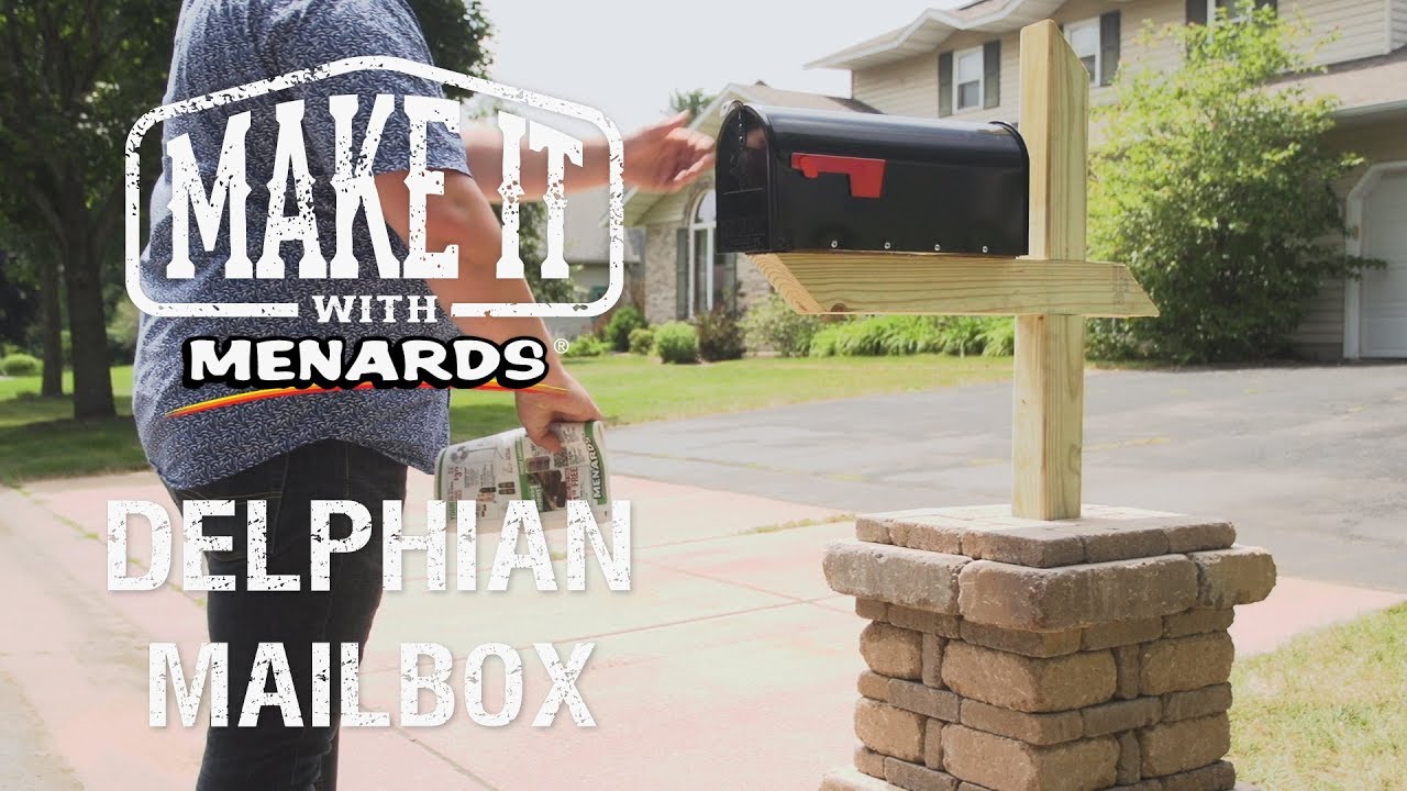 Delphian Mailbox No Cut Block Project Make It With Menards Youtube