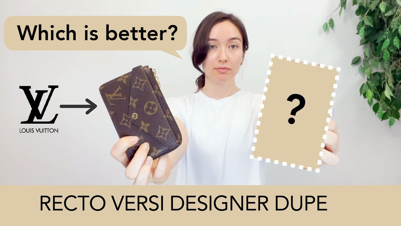 Comparison: Louis Vuitton Recto Versi VS Designer Dupe (MCM) + Chloe  Disappointment 