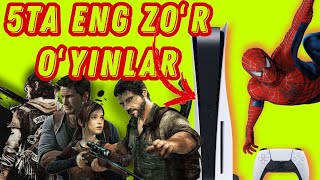 TOP 5TA ENG ZO'R O'YINLAR / TOP 5 PS4 PS5 PC
