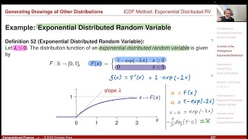 Lecture 2023-1 Session 14: Numerical Methods: Random Number Generation (5/7): ICDF Method (2/2)