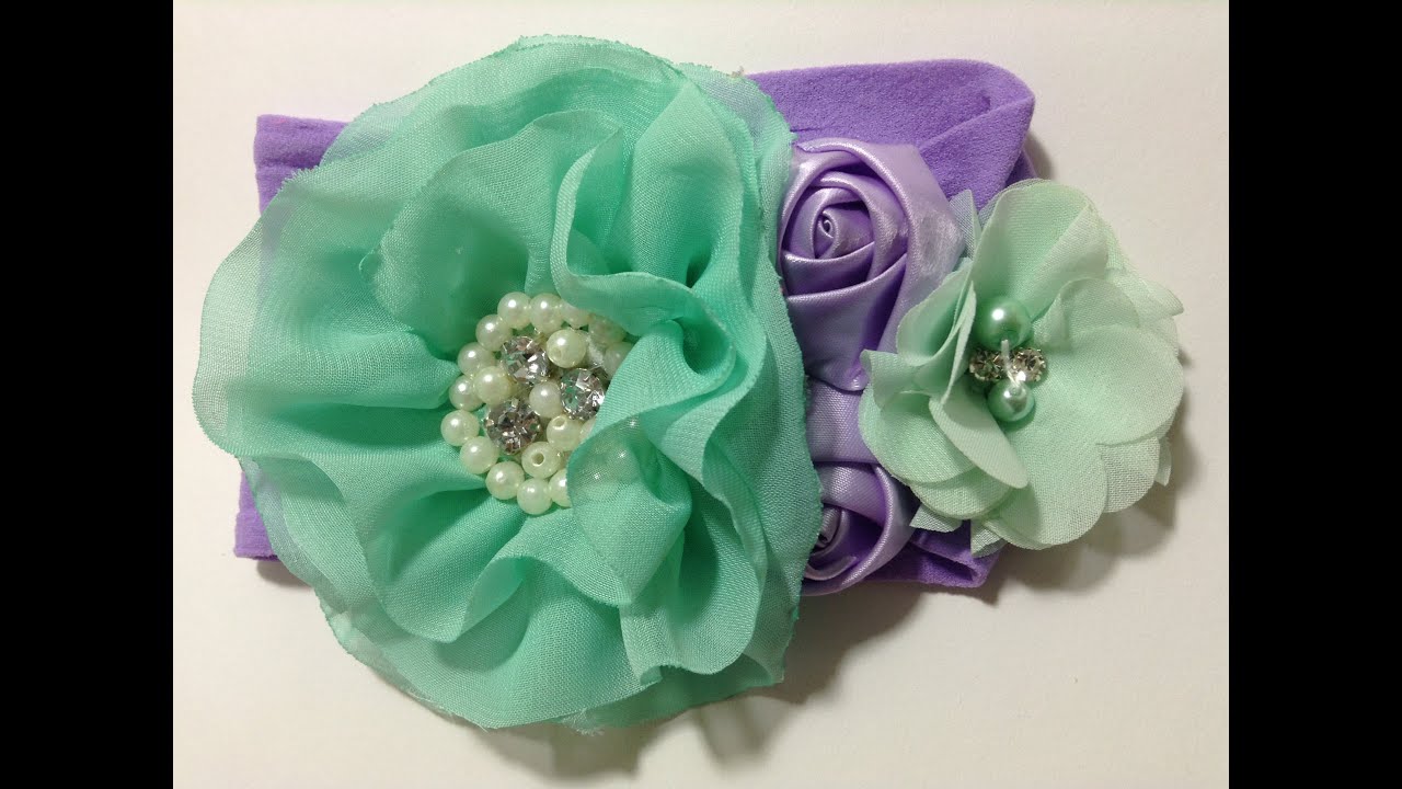 Flor de shifon fácil y elegante  VIDEO No. 307