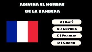 Adivina el pais por la bandera ❗😱 | Quiz | Test de banderas