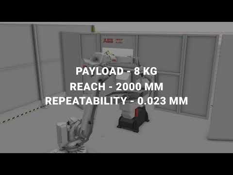 ABB IRB 2600 3D simulation