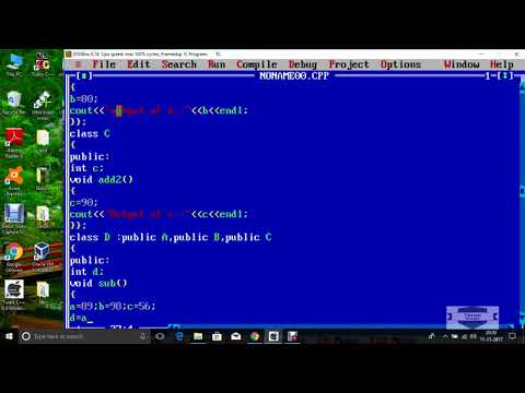 Multiple Inheritance in C++