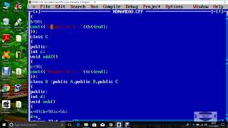 Multiple Inheritance in C++