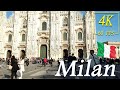 Promenade a milan sans parler  italie  4k60fps