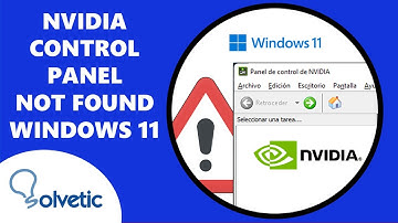 Nvidia Control Panel Not Found Windows 11 ✔️ FIX