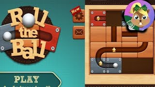 ROLL THE BALL لعبة للاذكياء فقط لتحريك الكورة و فك الالغاز على قناة العاب الاطفال screenshot 2