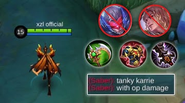 SIDELANE KARRIE EFFECTIVE BUILD IN SOLO MYTHIC RANK | MLBB