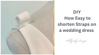 navy blue dress for baby girl How to Shorten Straps on a Wedding Dress