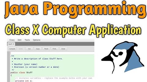 BlueJ Java Programming - Star Pattern Programs || Computer Applications - Class X - ICSE