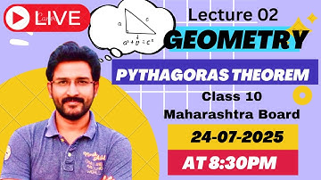 Class 10 Geometry Chapter 2 | Pythagoras Theorem Practice set 2.1 | Maharashtra Board 2026 SSC