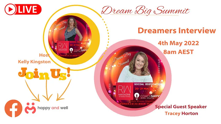 Dream Big Interview with Tracey Horton