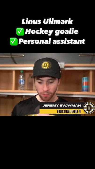 m i l k : little pre-goalie-hug dance bolts @ bruins