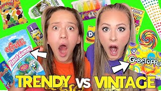 TRENDY VS VINTAGE HALLOWEEN CANDY