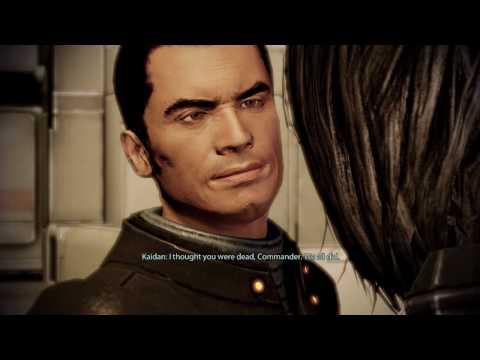 Mass Effect 2 - Female Shepard meeting Kaidan