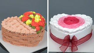 TOP 10 Beautiful Heart Cake Tutorials For Lovers | Fun & Satisfying Heart Cake Ideas Compilation