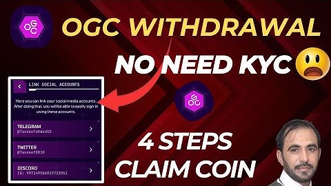 OGC Withdrawal Update | OGC Listing Update | OGC Kyc Update | OGC Mining App | OGC New Update