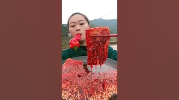 Thumbnail of Chinese Eating Mukbang : ( ASMR Eating Show🍜,Fat Meat, Pork Fat, Pork Belly, 🍜Noodles)🍜 😊
