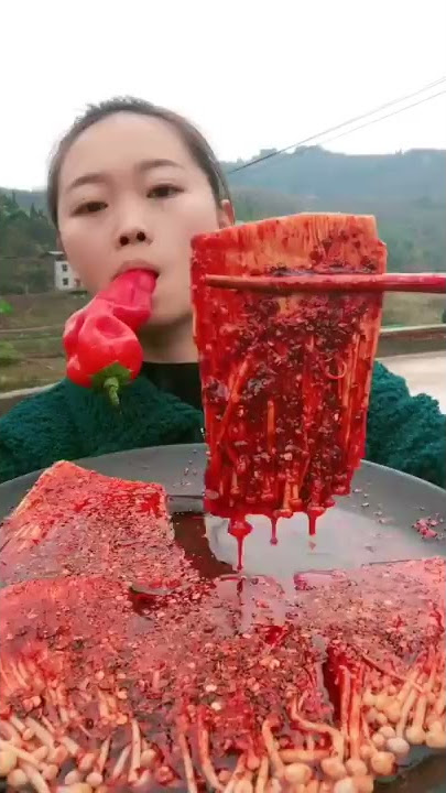 Chinese Eating Mukbang : ( ASMR Eating Show🍜,Fat Meat, Pork Fat, Pork Belly, 🍜Noodles)🍜 😊
