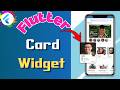 Flutter Card Widget Bangla Tutorial | Flutter Card Properties &amp; Beautiful Card UI