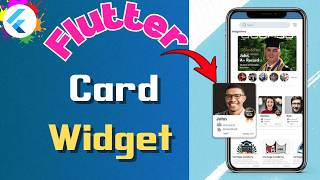 Flutter Card Widget Bangla Tutorial | Flutter Card Properties &amp; Beautiful Card UI