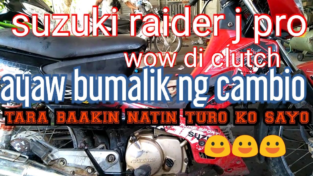 SUZUKI RAIDER J PRO AYAW BUMALIK ANG CAMBIO (paano magpalit ng clutch lining)