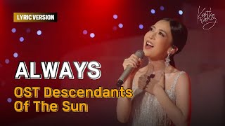 t Yoon Mi Rae(t윤미래) - ALWAYS | Descendants of the Sun 태양의 후예 OST | Kartika Wang Cover