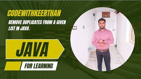 Find Duplicate Elements in ArrayList Using Java 8 | Interviews | CodeWithKeerthan